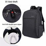 Backpack USB Charging & Anti-Theft <br> Oxford Backpack  - strapsandbrass.com