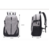 Backpack USB Charging<br> Canvas Backpack  - strapsandbrass.com