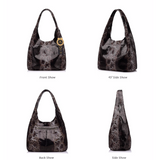 <bold>Hobo / Tote Bag <br>Genuine-Leather Handbag  - strapsandbrass.com