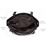 Tote / Shoulder Bag  <br>Genuine-Leather Handbag  - strapsandbrass.com