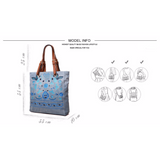 <bold>Tote / Shopping Bag <br>Cotton Handbag  - strapsandbrass.com