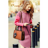 <bold>Top-Handle / Crossbody Bag <br>Vegan-Leather Handbag  - strapsandbrass.com