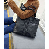 <bold>Tote / Shoulder Bag <br>Genuine-Leather Handbag  - strapsandbrass.com