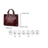 <bold>Tote / Shoulder Bag <br>Vegan-Leather Handbag  - strapsandbrass.com