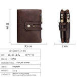 Wallet (RFID Blocking) <br> Genuine Leather Wallet  - strapsandbrass.com