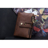 Wallet (RFID Blocking) <br> Genuine Leather Wallet  - strapsandbrass.com