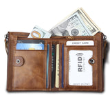 Wallet (RFID Blocking) <br> Genuine Leather Wallet  - strapsandbrass.com