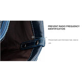 Wallet (RFID Blocking) <br> Genuine Leather Wallet  - strapsandbrass.com