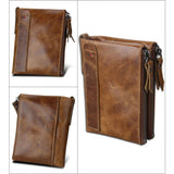 Wallet (RFID Blocking) <br> Genuine Leather Wallet  - strapsandbrass.com