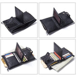 Wallet (RFID Blocking) <br> Genuine Leather Wallet  - strapsandbrass.com