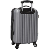 famous luggage Chicago 20" hardside exp. hardside carry-on luggage  - strapsandbrass.com