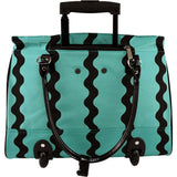 famous zig-zag carry-on trolley - zig-zag soft side carry-on Luggage  - strapsandbrass.com