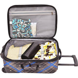 famous 2-pc carry-on rolling upright and luggage set Luggage  - strapsandbrass.com