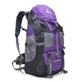 Hiking / Climbing Backpack <br> Nylon Backpack Purple - strapsandbrass.com