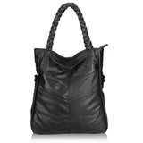 <bold>Bucket  / Tote Bag <br>Genuine-Leather Handbag  - strapsandbrass.com