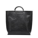 <bold>Tote / Crossbody Bag <br>Vegan-Leather Handbag Black - strapsandbrass.com