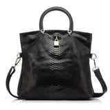<bold>Bucket / Crossbody Bag <br>Genuine-Leather Handbag Black - strapsandbrass.com