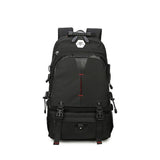 Backpack USB Charging<br> Oxford Backpack Black - strapsandbrass.com