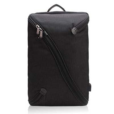 Backpack USB Charging & Anti-Theft <br> Nylon Backpack Black - strapsandbrass.com