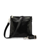 <bold>Messenger / Crossbody Bag <br>Genuine-Leather Handbag Black - strapsandbrass.com