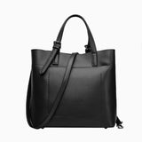 <bold>Bucket / Crossbody Bag <br>Genuine-Leather Handbag Black - strapsandbrass.com