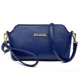 Shell / Crossbody Bag  <br>Genuine-Leather Handbag Blue - strapsandbrass.com