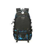 Backpack USB Charging<br> Oxford Backpack Blue - strapsandbrass.com