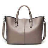 <bold>Tote / Shoulder Bag <br>Vegan-Leather Handbag Bronze - strapsandbrass.com