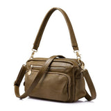 <bold>Messenger  / Tote Bag  <br>Vegan-Leather Handbag Brown - strapsandbrass.com