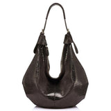 <bold>Hobo / Tote Bag <br>Genuine-Leather Handbag Coffee - strapsandbrass.com