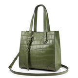 <bold>Bucket / Crossbody Bag <br>Genuine-Leather Handbag Green - strapsandbrass.com