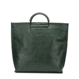 <bold>Tote / Crossbody Bag <br>Vegan-Leather Handbag Green - strapsandbrass.com