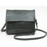 <bold>Crossbody  / Shoulder Bag <br>Genuine-Leather Handbag Green - strapsandbrass.com