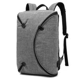 Backpack USB Charging <br> Nylon Backpack Grey - strapsandbrass.com