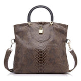 <bold>Bucket / Crossbody Bag <br>Genuine-Leather Handbag Khaki - strapsandbrass.com