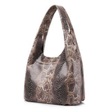<bold>Hobo / Tote Bag <br>Genuine-Leather Handbag Khaki - strapsandbrass.com