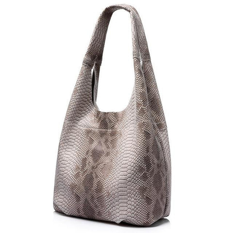 <bold>Hobo / Tote Bag <br>Genuine-Leather Handbag Brown - strapsandbrass.com