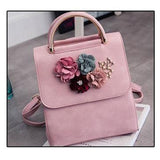 <bold>Youth Backpack  <br>Vegan-Leather Fashion Backpack Pink - strapsandbrass.com