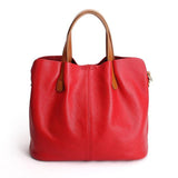 <bold>Bucket / Crossbody Bag <br>Genuine-Leather shoulder bags Red - strapsandbrass.com