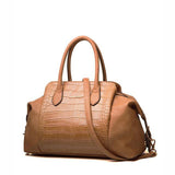 <bold>Tote / Shoulder Bag  <br>Vegan-Leather Handbag Orange - strapsandbrass.com