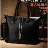 <bold>Tote / Crossbody Bag <br>Genuine-Leather Handbag  - strapsandbrass.com