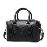<bold>Top-Handle Bag  / Tote  Bag  <br>Vegan-Leather Handbag Black - strapsandbrass.com