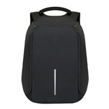 Backpack USB Charging <br> Oxford Backpack black - strapsandbrass.com