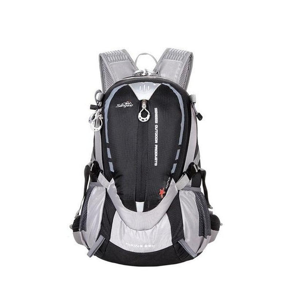 Hiking / Climbing Backpack <br> Nylon Backpack Black - strapsandbrass.com