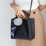 <bold>Tote / Crossbody Bag <br>Vegan-Leather Handbag  - strapsandbrass.com