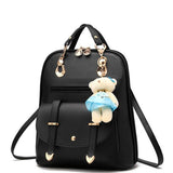 <bold>Youth Fashion Backpack <br>Vegan-Leather Fashion Backpack Black backpack - strapsandbrass.com