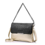 <bold>Messenger / Crossbody Bag <br>Vegan-Leather Handbag gold - strapsandbrass.com