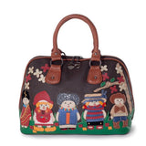 <bold>Top-Handle / Tote Bag  <br>Vegan-Leather top handle bags GreenCoffee - strapsandbrass.com