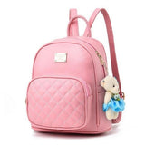 <bold>Youth Fashion Backpack  <br>Vegan-Leather Fashion Backpack Pink backpack - strapsandbrass.com