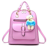 <bold>Youth Fashion Backpack <br>Vegan-Leather Fashion Backpack Pink backpack - strapsandbrass.com